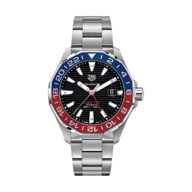 TAG Heuer Aquaracer GMT Calibre 7 WAY201F.BA0927 – Steel, 43 mm