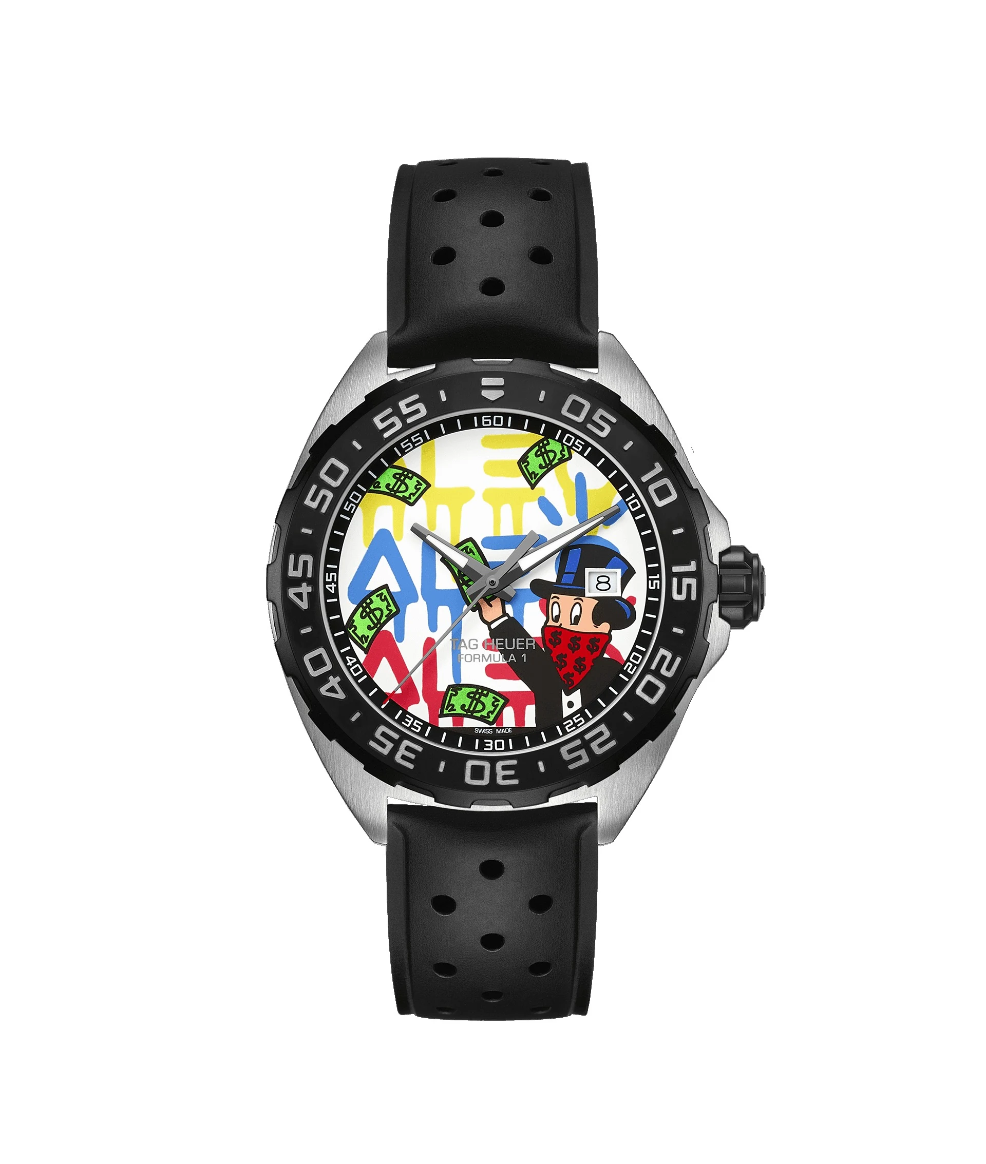 TAG Heuer Formula 1 Quartz 41 Stainless Steel / Alec Monopoly / Rubber WAZ1119.FT8023 – Steel, 41 mm