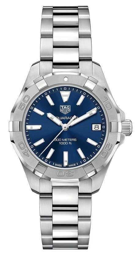 TAG Heuer Aquaracer 300M Quartz 32 Stainless Steel / Blue / Bracelet WBD1312.BA0740 – Steel, 32 mm