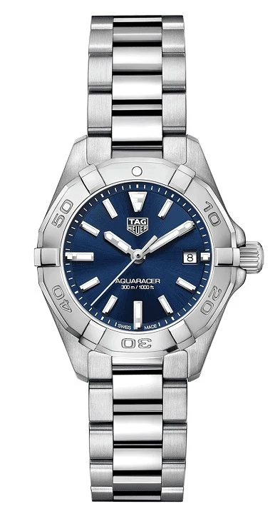 TAG Heuer Aquaracer 300M Quartz 27 Stainless Steel / Blue WBD1412.BA0741 – Steel, 27 mm