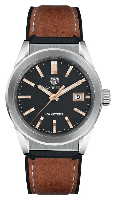 TAG Heuer Carrera Quartz 36 Stainless Steel / Black / Calf WBG1311.FT6116 – Steel, 36 mm