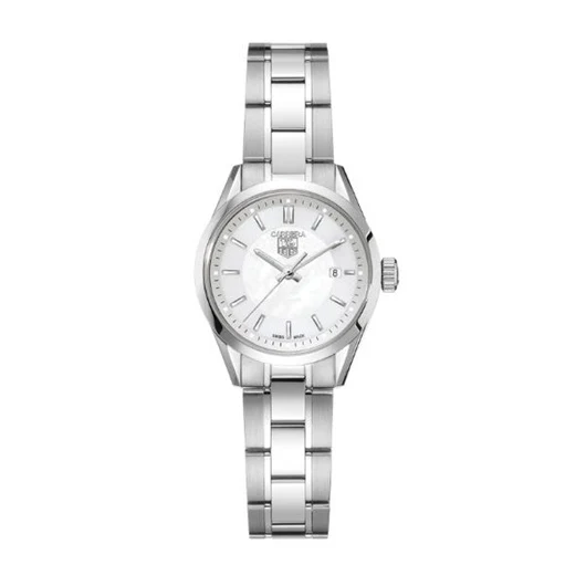 TAG Heuer Carrera Quartz 27 Stainless Steel / MOP / Bracelet WV1415.BA0793 – Steel, 27 mm